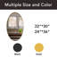 Hun Oval Vanity Mirror Wall Mounted Mirror Ideal for Bedroom, Entryway, Living Room-698440142-698440141
