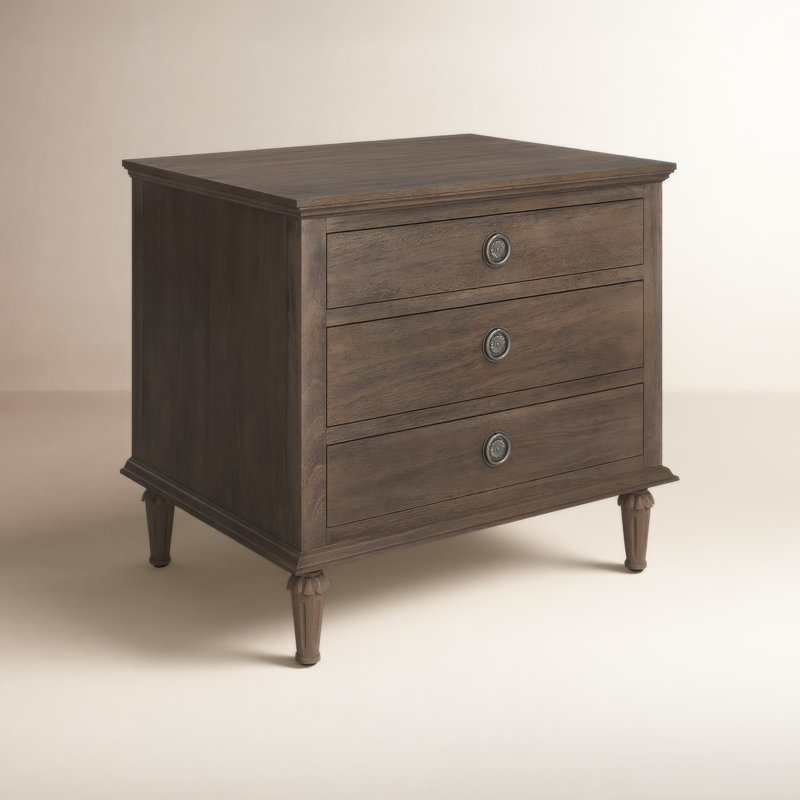 Hubbard 26'' W Nightstand, Ash Brown