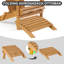 Repose-pieds Adirondack pliant en bois, repose-pieds de patio pour jardin, pelouse, cour, piscine, plage, foyer-1305978148