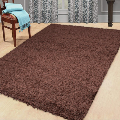 Kailum Solid Colour Shag Area Rug