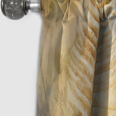 Green Grace Of Ferns I - Ferns Curtain - Blackout Floral Curtain - 1 Panels