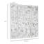 5.5' 4 Panel Privacy Screen, White Folding Partition For Bedroom, Living Room, Home Office Space Room Divider 4 Decoration