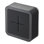 Porte-serviettes Yamazaki Home Traceless, plastique ABS, peut supporter 0,55 lb