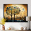 Art nouveau en spirale arbre Pittoresque Town II - arbre, impression d'art mural-1627843435-1627843415