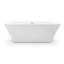 Baignoire de trempage autoportante en acrylique 62 po x 31 po Calla