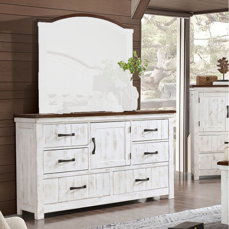 Commode combinée 6 tiroirs Estalis