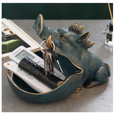 Resin Wall Organizer with Key Hooks