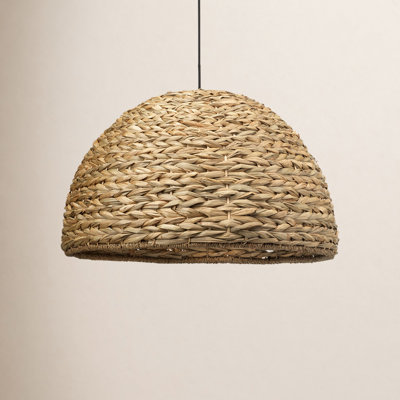 Shoreline Single Light Seagrass Pendant