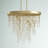 Livorno 4-Light Chandelier in Noble Brass