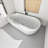 66-15/16" X 31-1/2" Whirlpool And Air Bath  Soaking Combination Tub With Adjustable Speed Air Blower And Air Type Control Switch, White,AC-199B