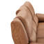 Canapé inclinable électrique en cuir véritable de 88,58 po de largeur-127449499