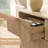 63" W Fluted 9-drawer Dresser, 1.97"-Thick Panels Wood Chest with Faux Marble Top and Sturdy Base, Oak-1321445771