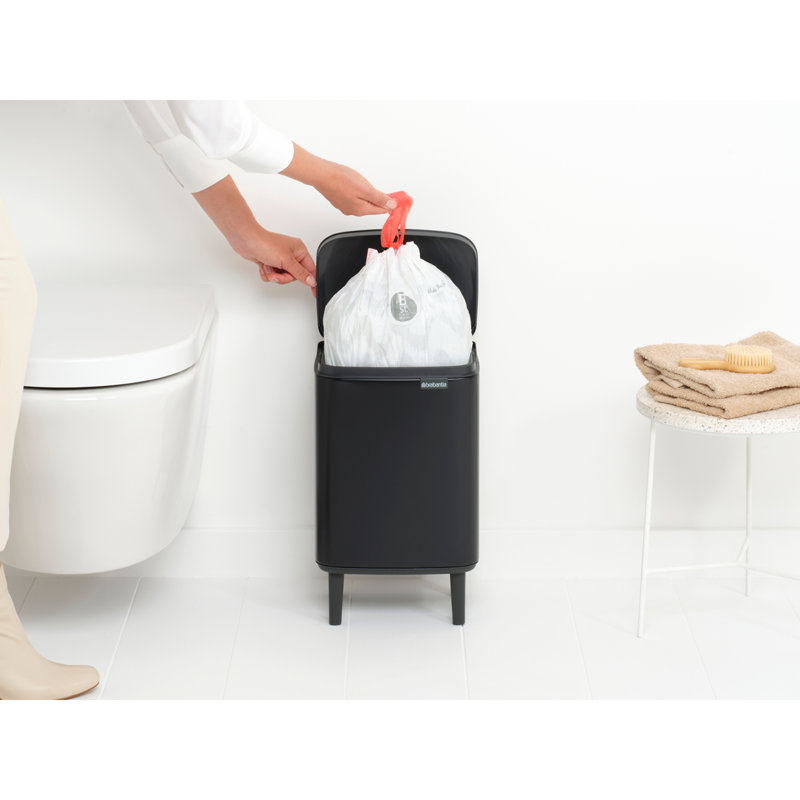 Brabantia 7 Litre Bo Waste Bin Hi, Matt Black