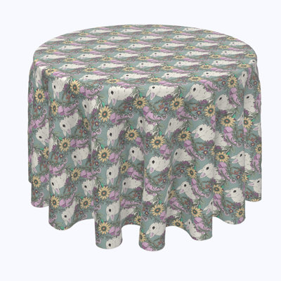 Diego Geometric Round Easter Tablecloth
