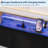 Twin Size Daybed with Trundle, LED Lighting, Metal Frame, Upholstered Headboard & Built-In Charging Station-242011587