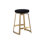 Abdullah Swivel Upholstered Stool with Metal Frame