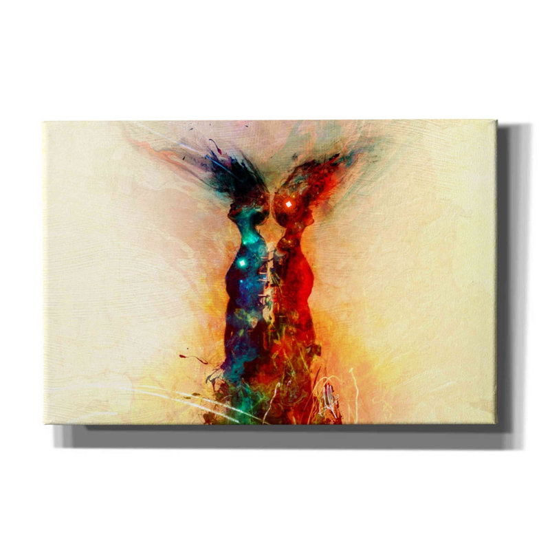 'Binary' by Mario Sanchez Nevado, Canvas Wall Art, 12" H x 18" W x 0.75" D