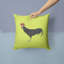 Coussin décoratif extérieur carré à contrôle de poulet éclectique-23813386-48710543