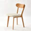 Chaise d'appoint rembourrée en chêne massif avec revêtement amovible-1846369623-1846369616