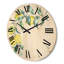 Horloge murale branche de citrons et feuilles II-63902270