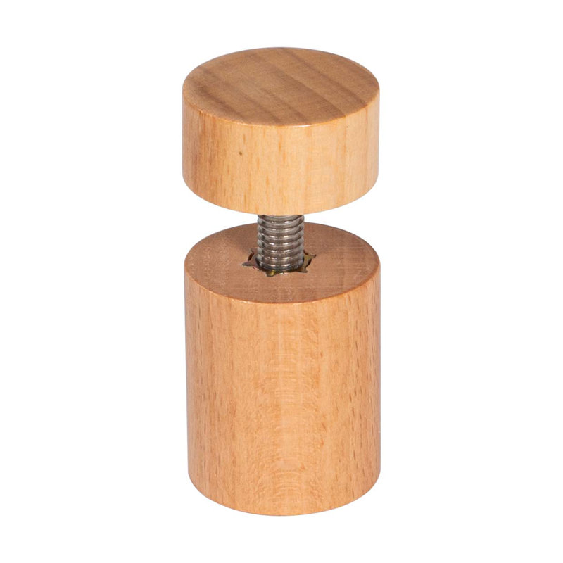 Entretoises en bois de hêtre Outwater, tonneau de 1 po de diamètre x 1-1 / 4 po, finition naturelle, utilisation à l'intérieur, quincaillerie de fixation incluse