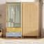 Armoire 2 portes avec 2 grands tiroirs et tringle-361103998