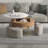 Round Lift-Top Coffee Table Set-657606210