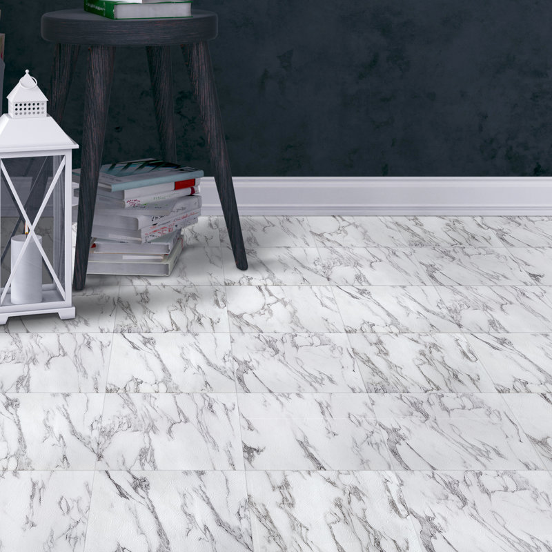 Nexus Bianco Marble 12" x 12" 1.2mm Vinyl Tile