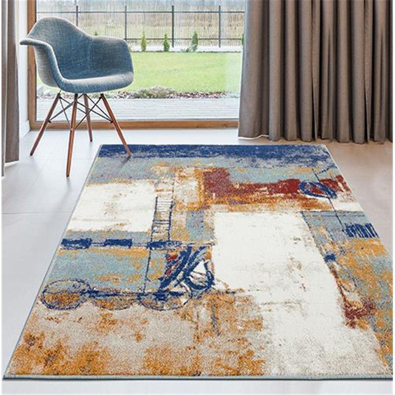 Bellicent  Abstract Indoor Rug, Rectangle 8' x 10'