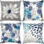 Motif floral bleu est en rupture de stock