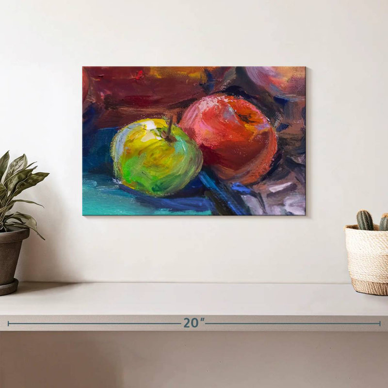 Yarlin Apples Still Life, 8" H x 12" W
