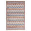 Tapis beige / pêche / bleu Iroda-1695566906