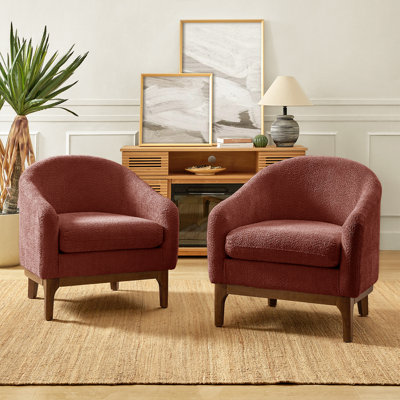Fauteuil demi-tonneau moderne Amelie