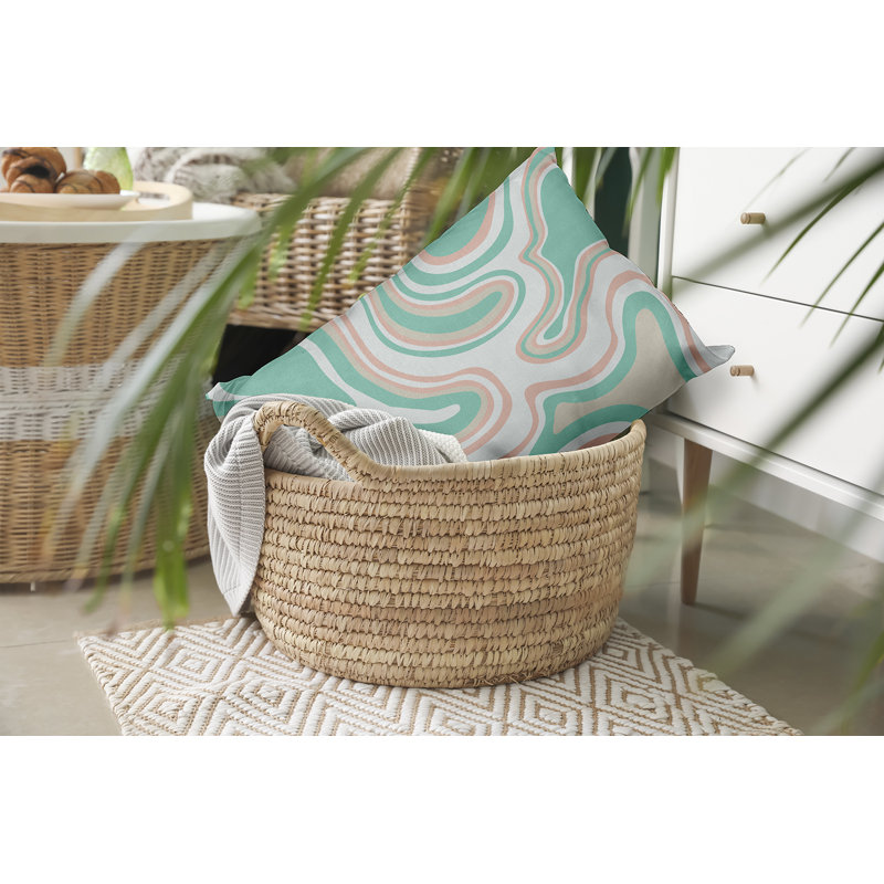 Coussin décoratif Agate O5PGN420GR62, H 14 po x l 20 po, Rectangle