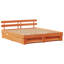 Bed Frame with Headboard Solid Pine Wood-1324561817-1324561818