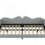 Lit de jour double rembourré en tissu sherpa avec dossier en forme de nuage-1224835257-1224835262