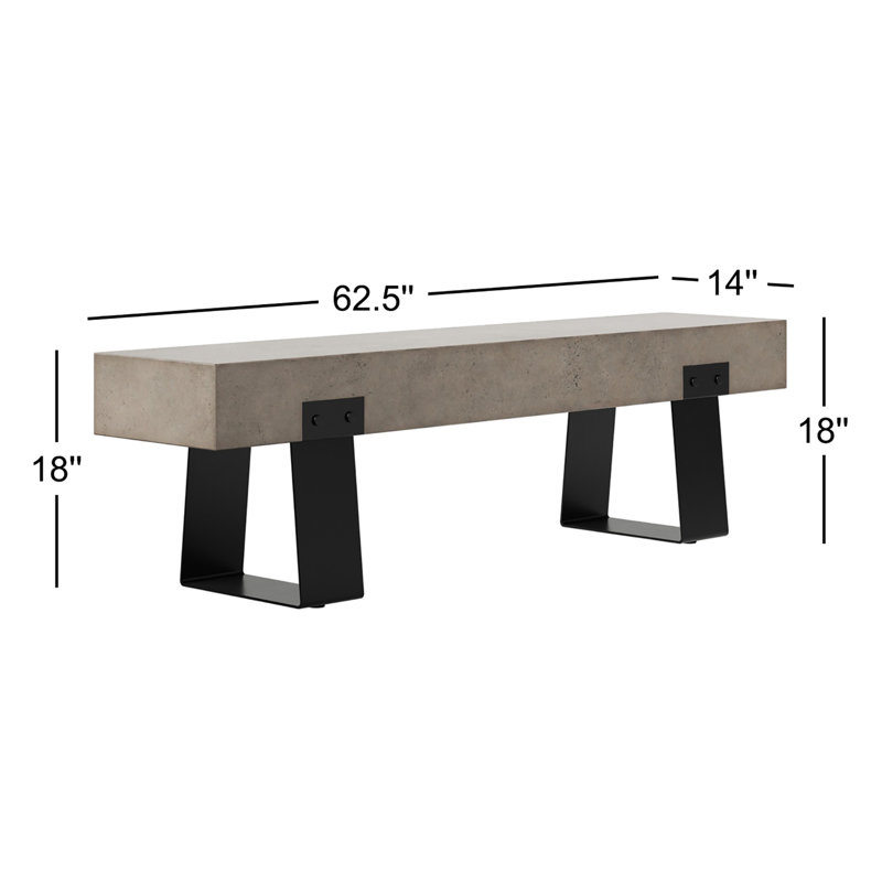 Mixx Industrial Metal Kitchen Bench