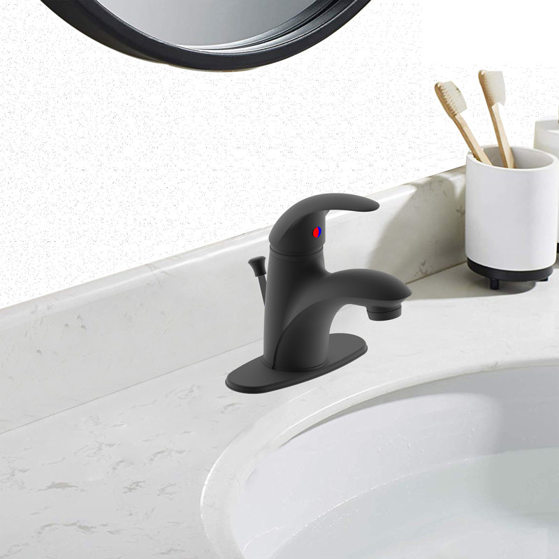 Robinet de salle de bain à ensemble central avec bonde