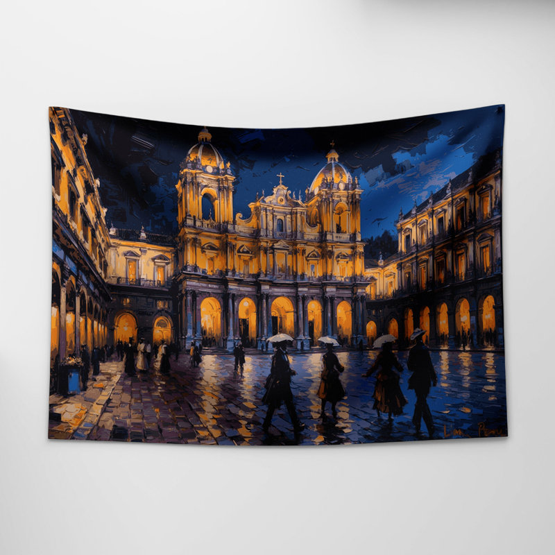 Tapisserie «Villes», Pérou, Pérou, 26 po x 36 po