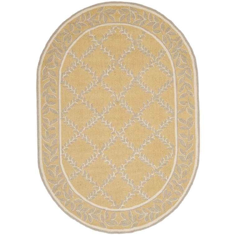 Jonsson Hand Hooked Wool Pile Geometric Rug