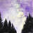 starry sky - 32"x32" art on canvas