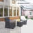 Modern Adirondack 3 Piece Seating Group Patio Covers
