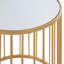 Elston Glass Top Drum Nesting Tables
