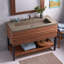 Plateau de meuble-lavabo en béton avec lavabo 48,5 po Capistrano-80489268-80489271