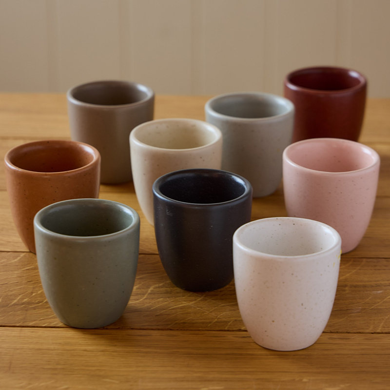 Pacifica Espresso Cups, Salt White