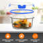 SereneLife 24 Piece Non-Stick Glass Bakeware Set