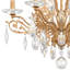 Filigrae 6 Light 23in x 18.5in Semi-Flush Mount in Antique Silver with Clear Heritage Handcut Crystals-433099625