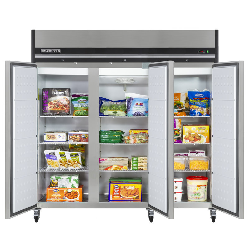 Maxx Cold Triple Door Reach-in Freezer