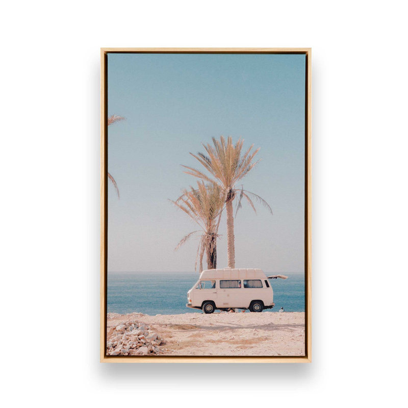 Impression sur toile Timeless Tropical Escape, H 36,75 po x l 24,75 po x P 1,75 po, Cadre américain en érable flottant