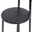 Ensemble de 3 tabourets de bar 27 po H 27 po avec repose-pieds moderne pour comptoir (noir et noir)